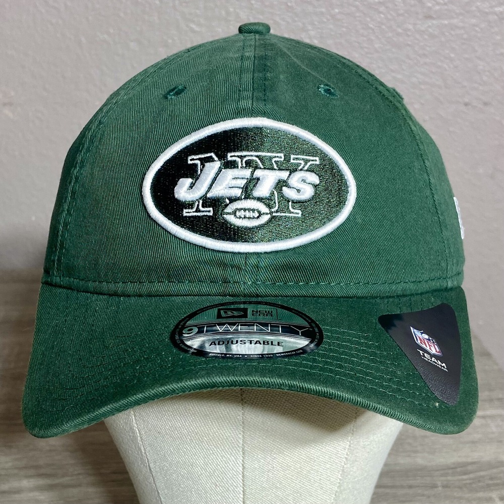 New Era 9Forty New York Jets Hat Cap Adjustable Snapback Green NFL. - Picture 1 of 13